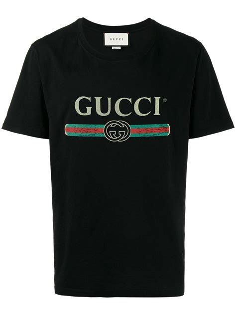 camiseta gucci falsa hombre|gucci t shirt logo.